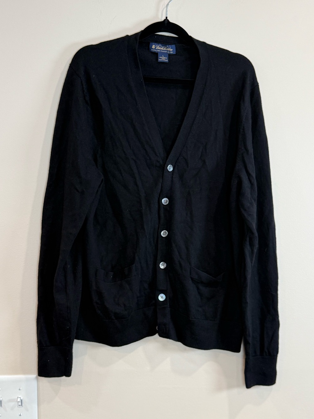 🔥Brook Brothers Women’s V-Neck Button Cardigan Sweater Size L EC🔥